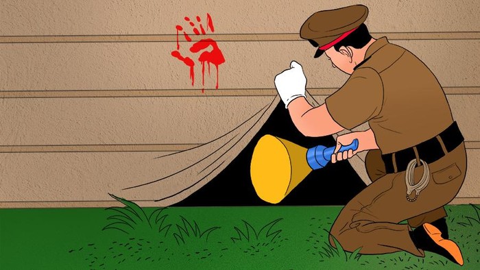 Ilustrasi penyelidikan polisi