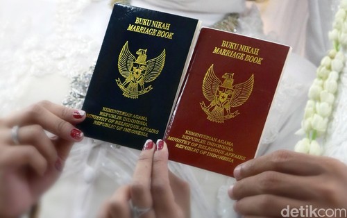 Pernikahan dan buku nikah. dikhy sasra/ilustrasi/detikfoto