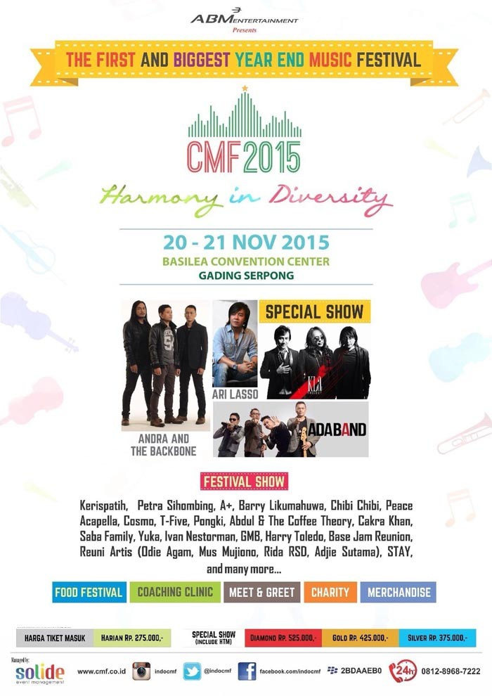 Sukses Tahun Ini, CMF Akan Digelar Rutin