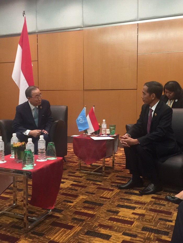 Jokowi Usul ke Ban Ki Moon: Undang Tokoh Agama Saat Sidang PBB Bahas Terorisme