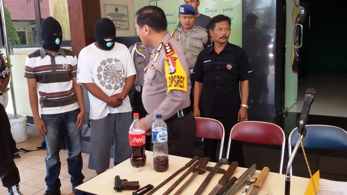 Razia Kampanye Pilkada Sleman, Polisi Sita Airsoft Gun dan Puluhan Sajam