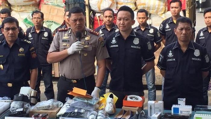 Polres Pelabuhan Tj Priok Gagalkan Penyelundupan Barang Impor Senilai Rp 4,3 M