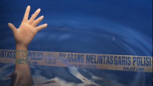 Ilustrasi korban tenggelam