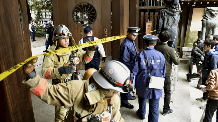 Ledakan Melanda Kompleks Kuil Kontroversial Yasukuni di Jepang