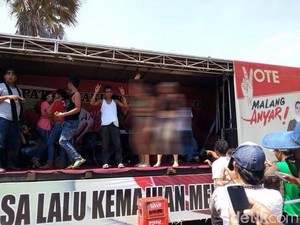 Ini Jawaban Calon Bupati Malang dari PDIP Soal Cewek Bule Berbikini Saat Kampanye