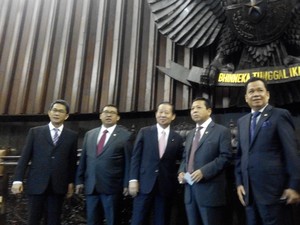 Bertemu Novanto, Ketua Liga Parlemen Jepang-RI: Ini Tak Terlupakan