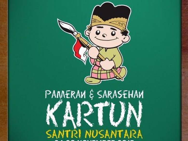 Pameran Kartun Santri  Nusantara Dibuka Hari Ini