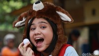 Tissa tampak sangat imut dan lucu saat ditemui di kawasan Cibubur, Jakarta Timur pada akhir tahun 2014 lalu.