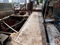 Perbaikan JPO Polda-Senen yang Rusak karena Demo Selesai November 2025