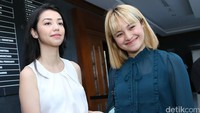 Pada kesempatan itu, Chacha tampil bersama Velove Vexia. Pool/Palevi S/detikFoto.