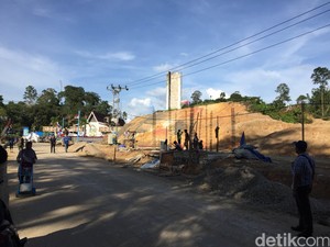 Ini Penampakan Proses Pembangunan Pos Lintas Batas di Entikong