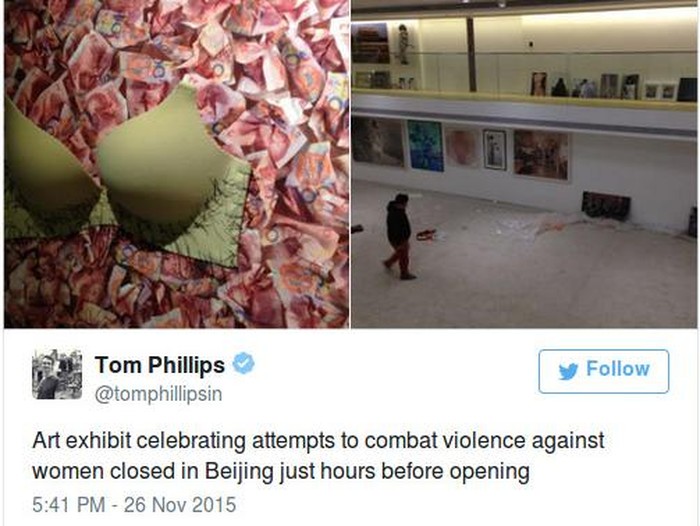 Otoritas Beijing Tutup Pameran Seni tentang Feminisme