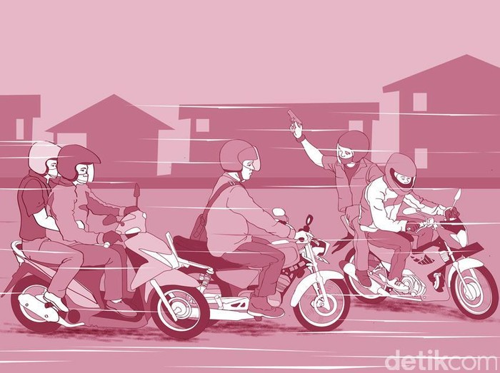 Ilustrasi Begal