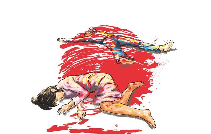 Ilustrasi Pembunuhan Pria-wanita