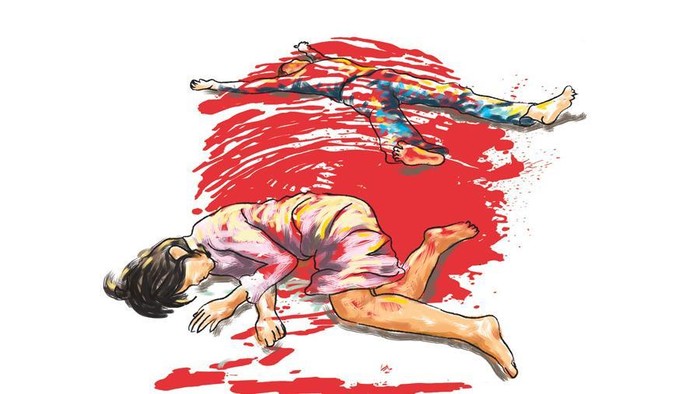 Ilustrasi Pembunuhan Pria-wanita