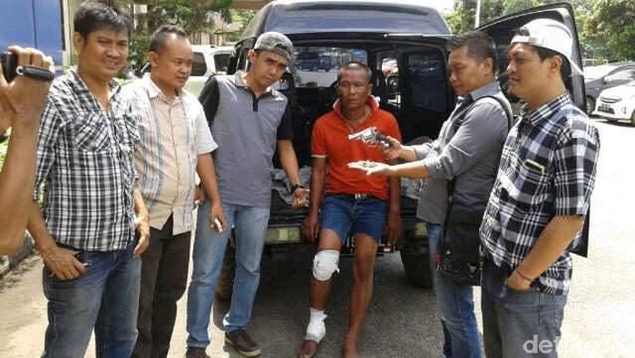 Nadi Ditembak Setelah Melawan Polisi Dengan Senpi Rakitan