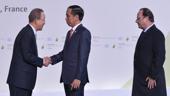 Presiden Prancis dan Ban Ki-moon Sambut Kehadiran Jokowi di COP 21