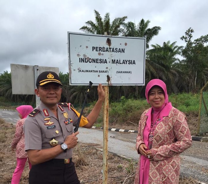 Cerita Kapolda Kalbar Blusukan Menembus Medan Berat Menuju Perbatasan RI-Malaysia