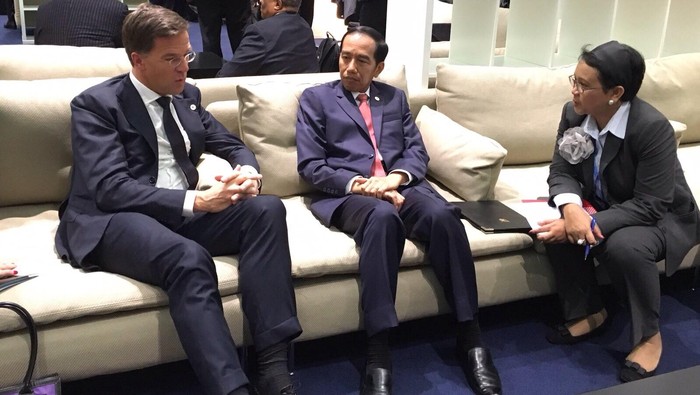 Bertemu PM Belanda, Jokowi Bahas Kerja Sama Bangun Deep Seaport Dilanjutkan