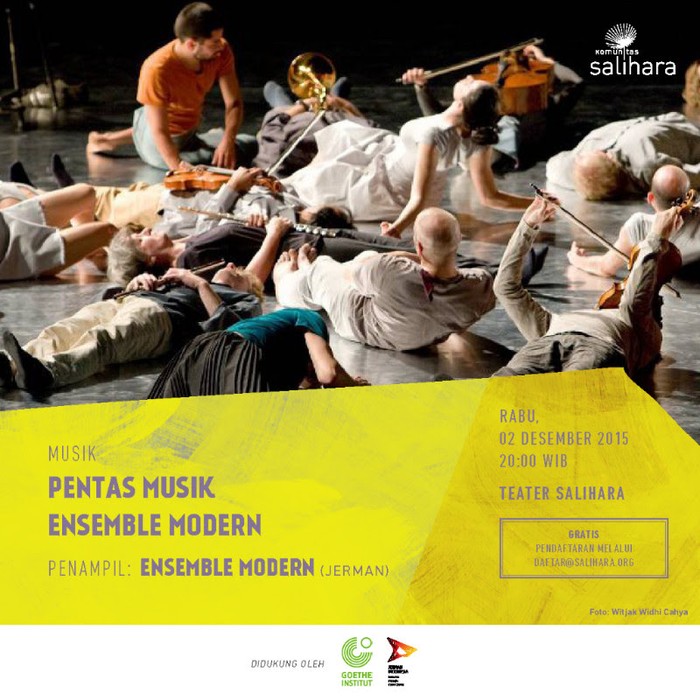 Pentas Ensemble Modern Tutup Jerman Fest 2015