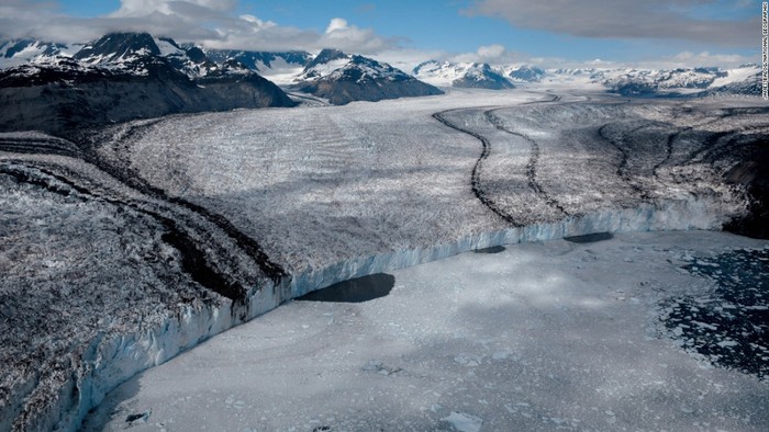 Gletser Columbia di alaska