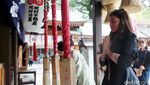 Mengintip Ariel Tatum Jalan-jalan di Kuil Jepang
