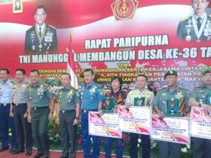 Panglima TNI Laporkan Capaian Pembangunan Desa