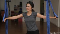 Berniat untuk melangsingkan tubuh, Selvi mengaku tubuhnya semakin berotot.