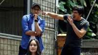 Ciaat..Wicak (Abimana) berusaha memukul Daus (Ge Pamungkas) untuk mendapatkan Lintang (Tatjana)