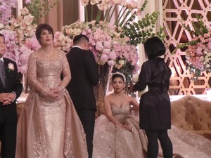 Wiranto dan Sutiyoso Kompak Berjas Hitam ke Resepsi Putri Novanto