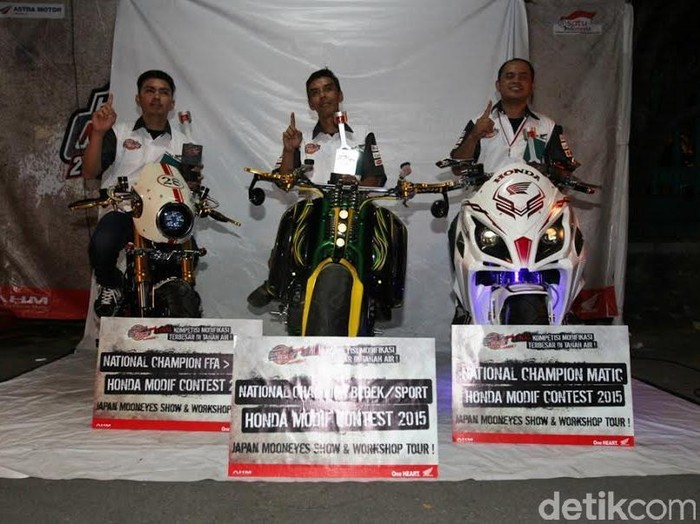 Cari Inspirasi, Honda Kirim 3 Modifikator ke Mooneyes