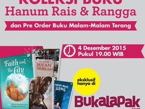 Novel Bulan Terbelah di Langit Amerika Hadir Eksklusif di Bukalapak