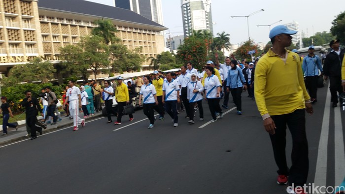 Kampanye Gizi, Wapres JK Jalan Santai dari Monas ke Bundaran HI