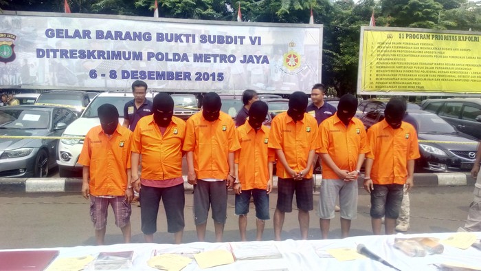 Polisi Sita 101 Mobil Hasil Curian Selama Bulan November-Desember