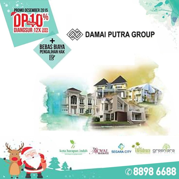 Modal Rp 9 Juta Bisa Punya Rumah di Kawasan Elit Kota Harapan Indah