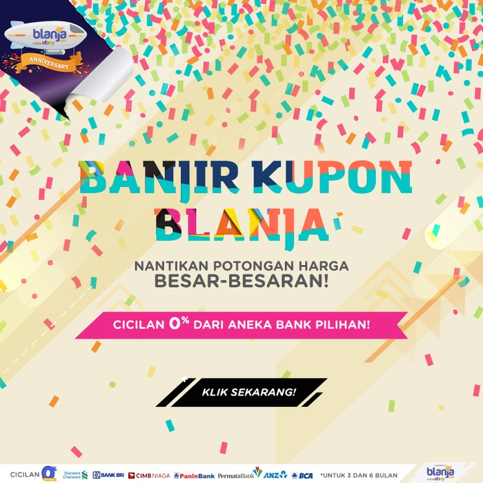 Ulang Tahun Pertama, blanja.com Gelar Promo Besar-besaran