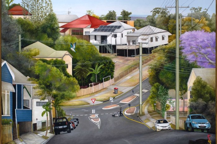 Lukisan Ini Dilukis Oleh Pria dengan Gangguan Mata Akibat Albinisme