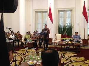 Jokowi Kumpulkan Menteri Kabinet Kerja di Istana Bogor