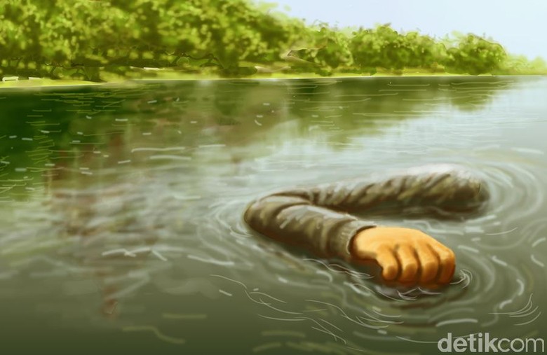 Disangka Boneka, Jasad Bocah Menelungkup di Sungai Cisuda Disangka Boneka, Jasad Bocah Menelungkup di Sungai Cisuda