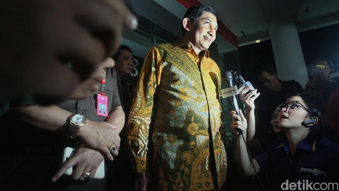 Presiden Direktur PT Freeport Indonesia, Maroef Sjamsoeddin, selesai didengar keterangannya di Kejaksaan Agung (Kejagung). Maroef menyebut permintaan keterangan dirinya terkait dengan isi rekaman papa minta saham.