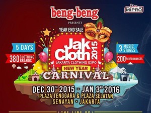 Karnaval Bersama 500 Musisi di JakCloth Tahun Baru
