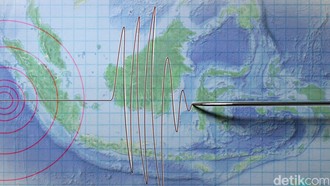 Gempa Darat M 6,4 Guncang Simalungun Sumut