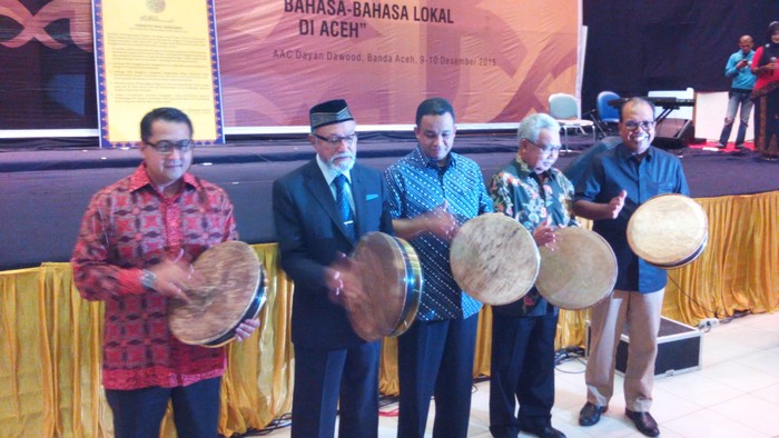 Pesan Menteri Anies Soal Bahasa Daerah Usai Buka Kongres Peradaban Aceh