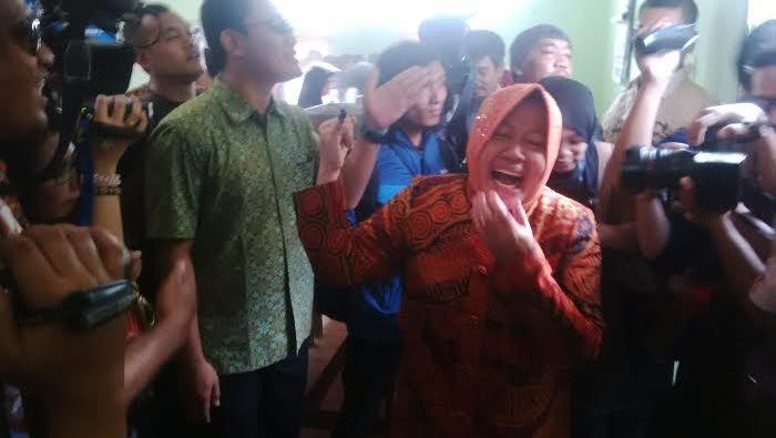 Ditanya Calon Pemenang? Ini Jawaban Risma