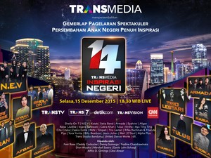 Bertabur Bintang di HUT 14 Tahun Transmedia, Inspirasi Negeri
