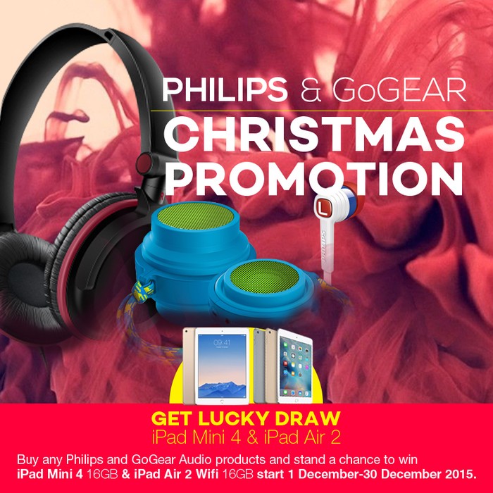 Beli Audio Philips dan GoGear, Bisa Dapat iPad