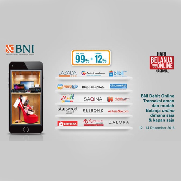 Berburu Promo di Harbolnas 2015 Enaknya Pakai Layanan Debit Online