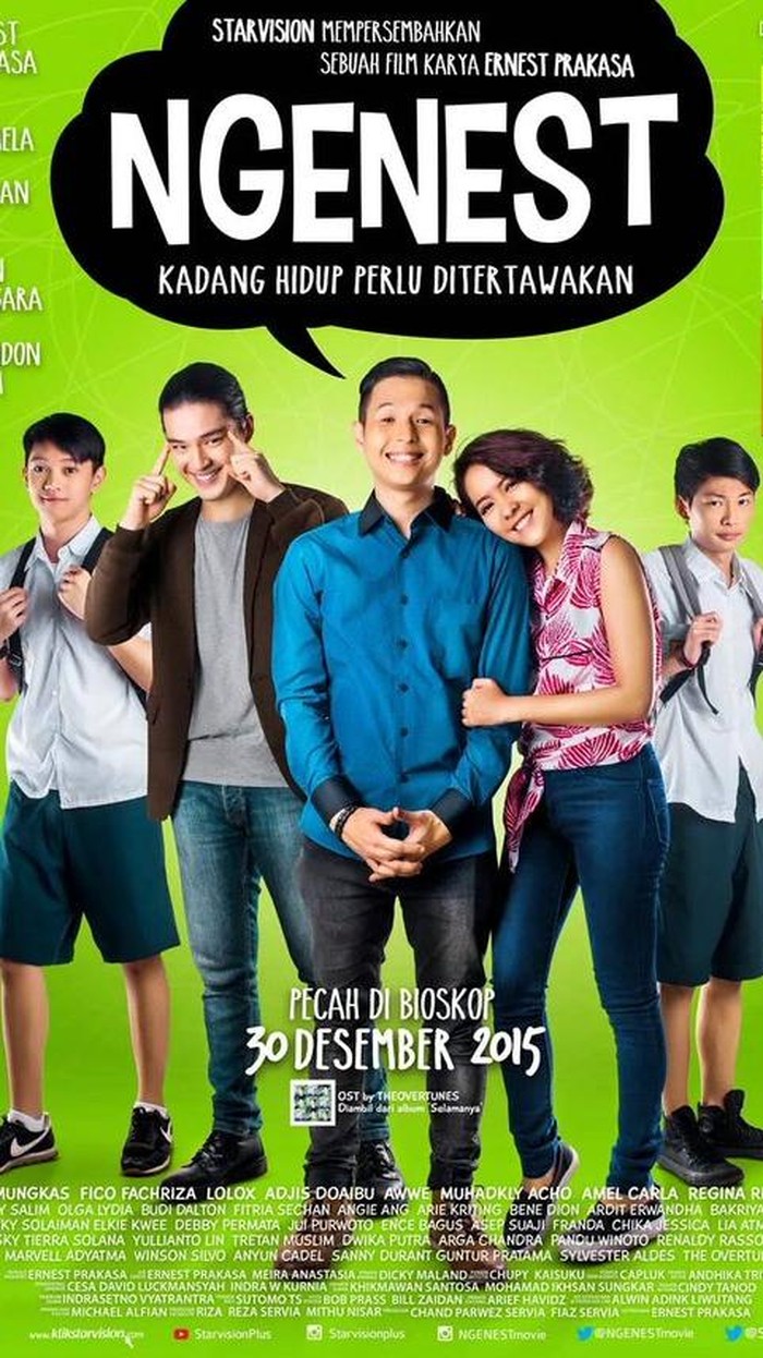Film Ngenest, Ironi Kehidupan Ernest Prakasa