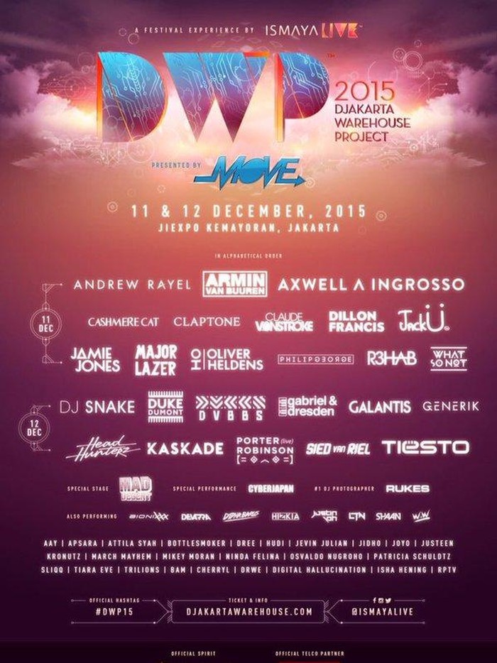 DWP 2015 Hari Ke-2 Akan Dibalut Aura House Music dan Trance