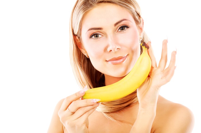 ilustrasi masker pisang